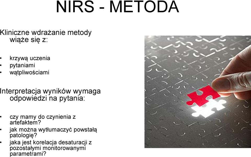pytania: czy mamy do czynienia z artefaktem?