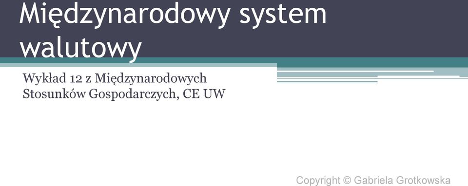 Międzynarodowych Stosunków