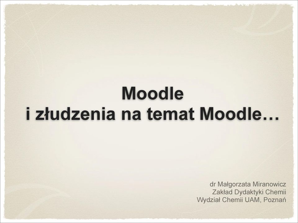 Miranowicz Zakład Dydaktyki