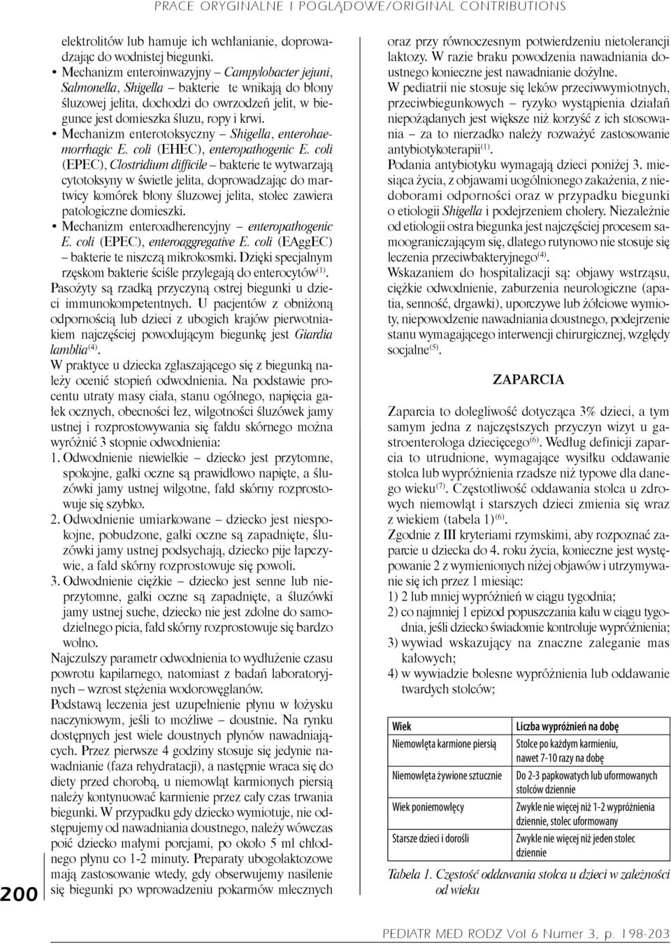 Mechanizm enterotoksyczny Shigella, enterohaemorrhagic E. coli (EHEC), enteropathogenic E.