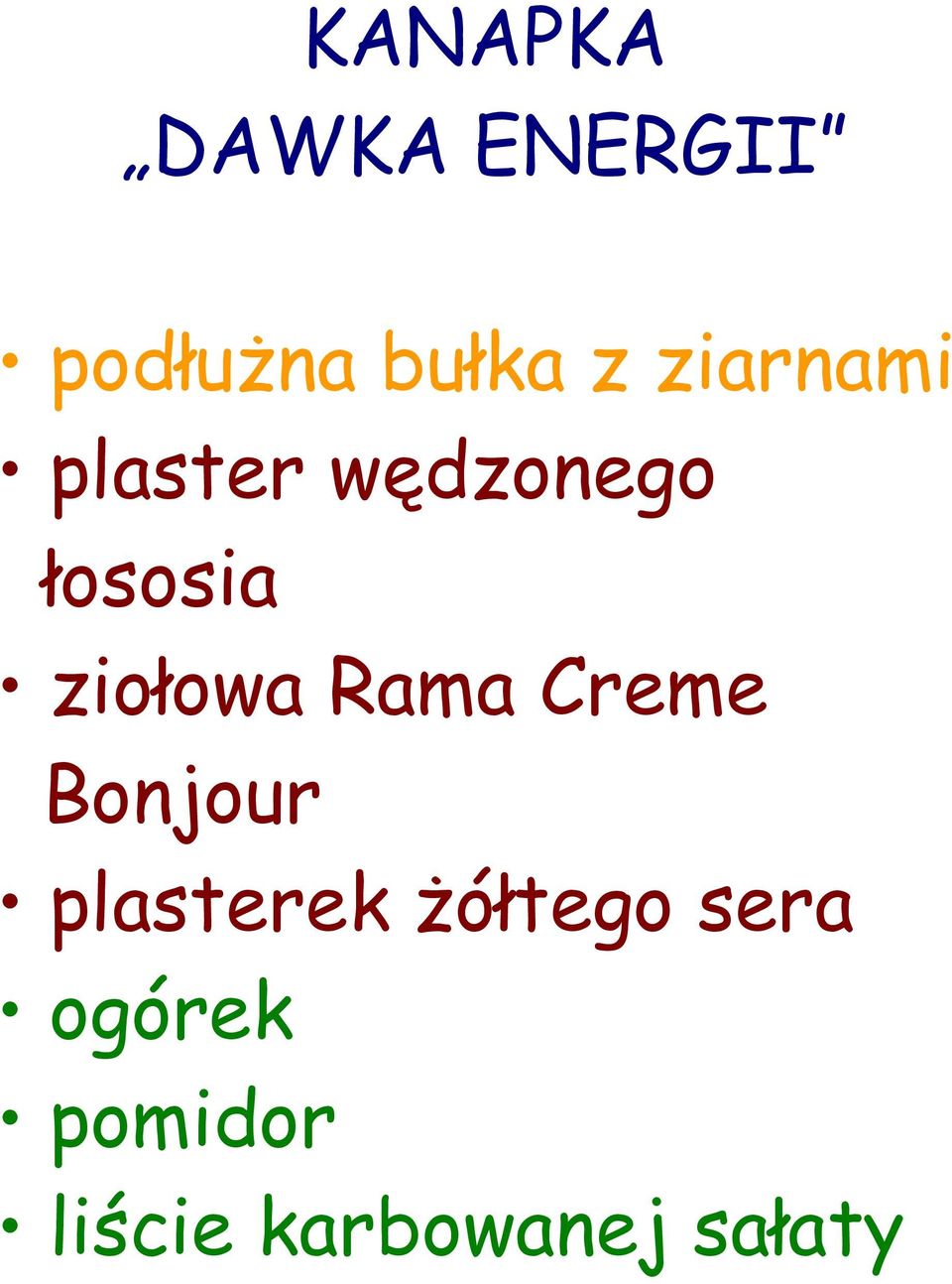 ziołowa Rama Creme Bonjour plasterek