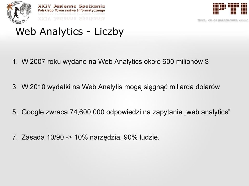 W 2010 wydatki na Web Analytis mogą sięgnąć miliarda dolarów 5.