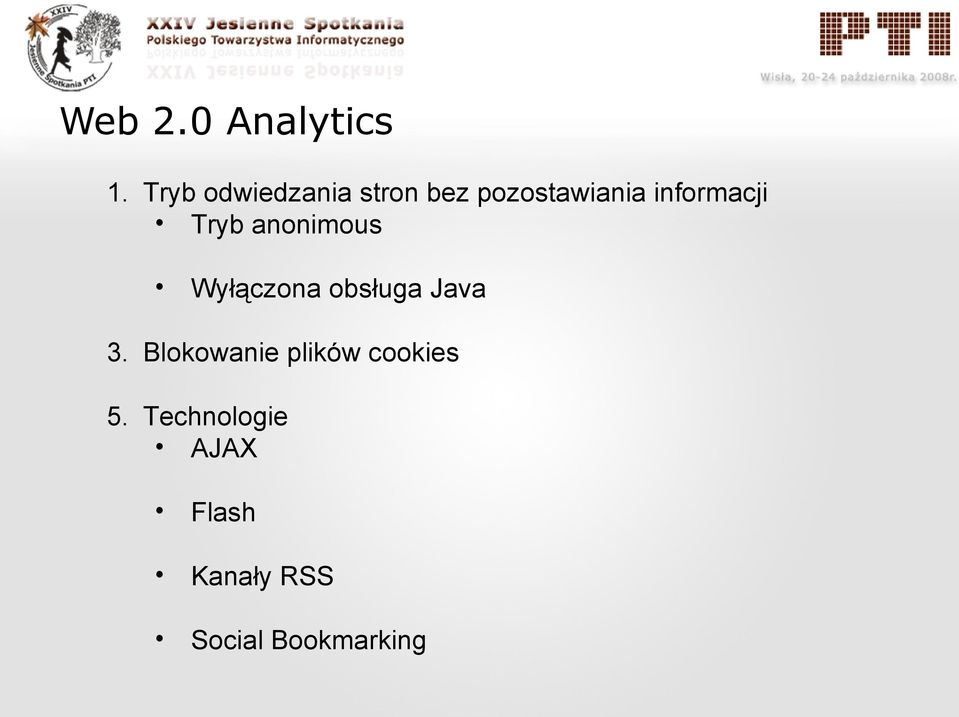 informacji Tryb anonimous Wyłączona obsługa Java