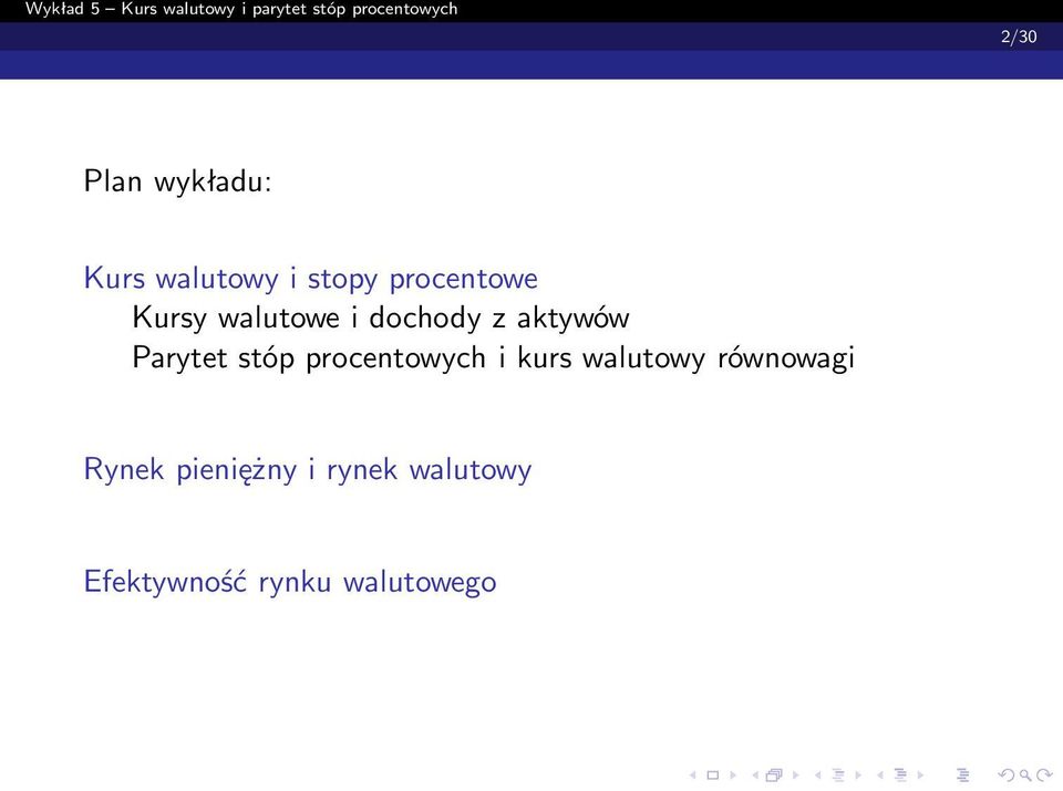 dochody z aktywów Rynek pieniężny i
