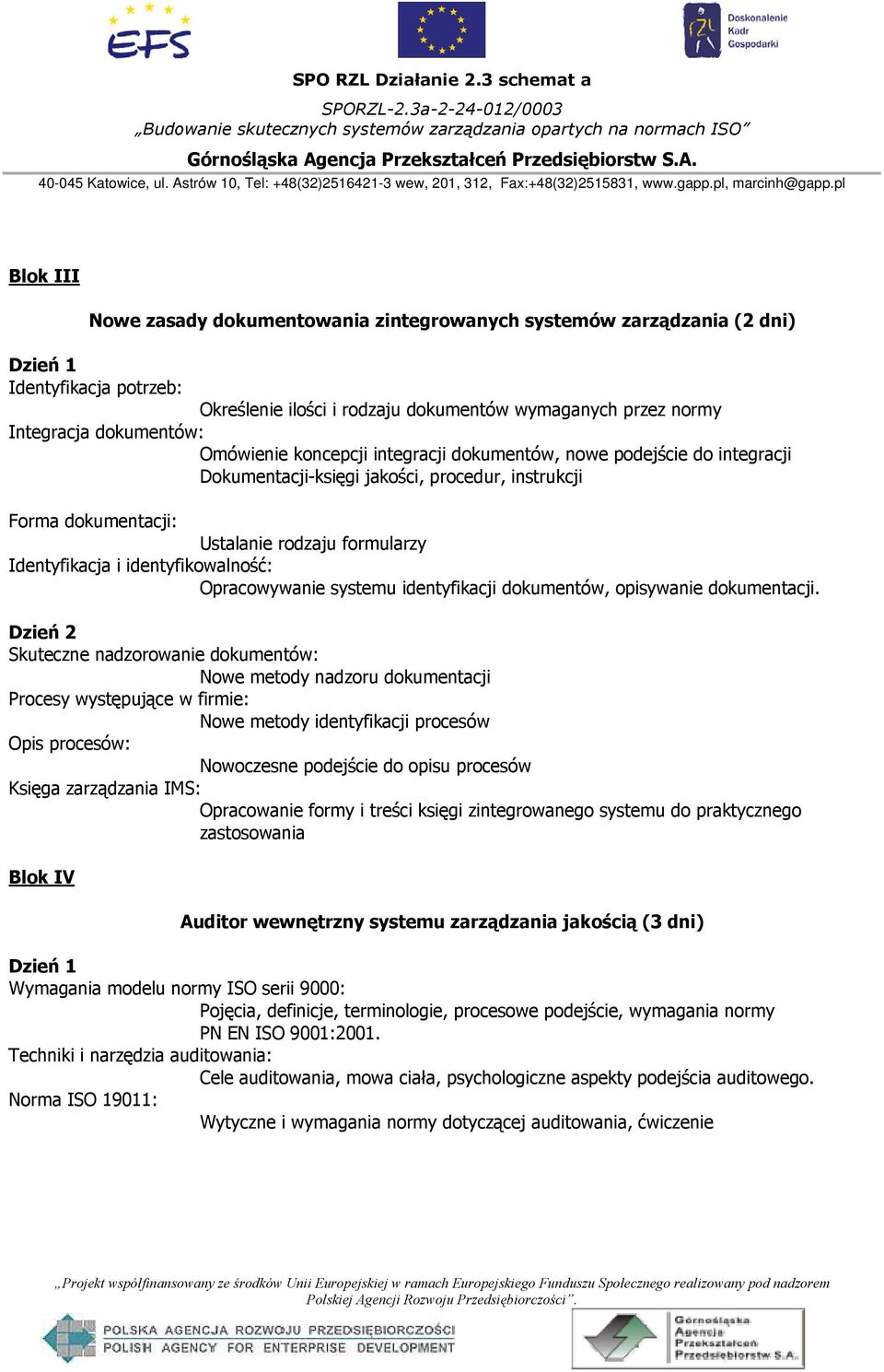 Opracowywanie systemu identyfikacji dokumentów, opisywanie dokumentacji.