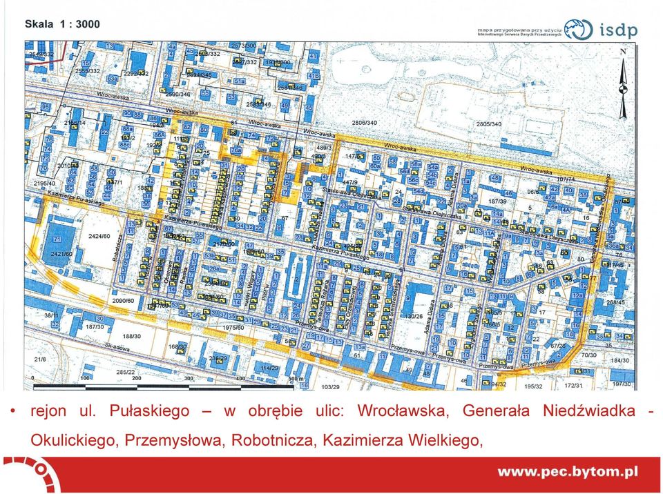 Wrocławska, Generała Niedźwiadka