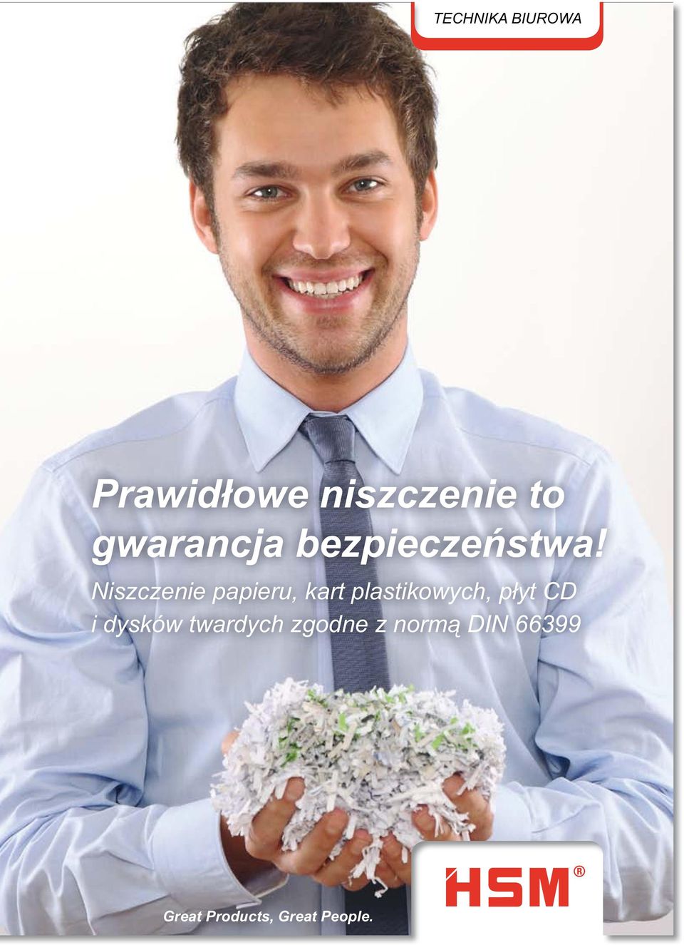 Niszczenie papieru, kart plastikowych, płyt