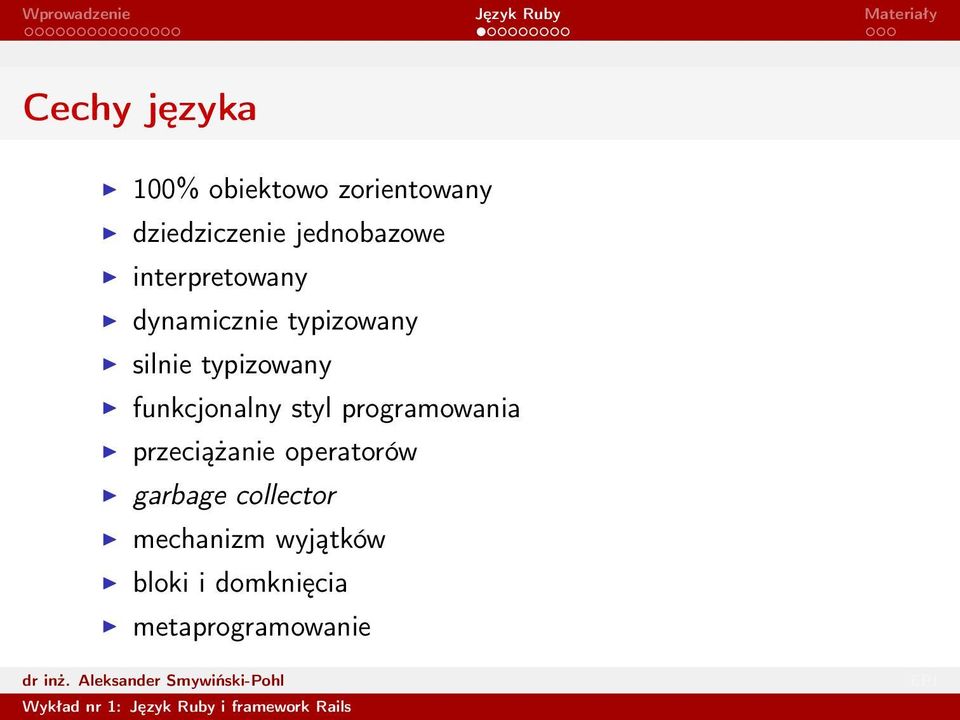 typizowany funkcjonalny styl programowania przeciążanie