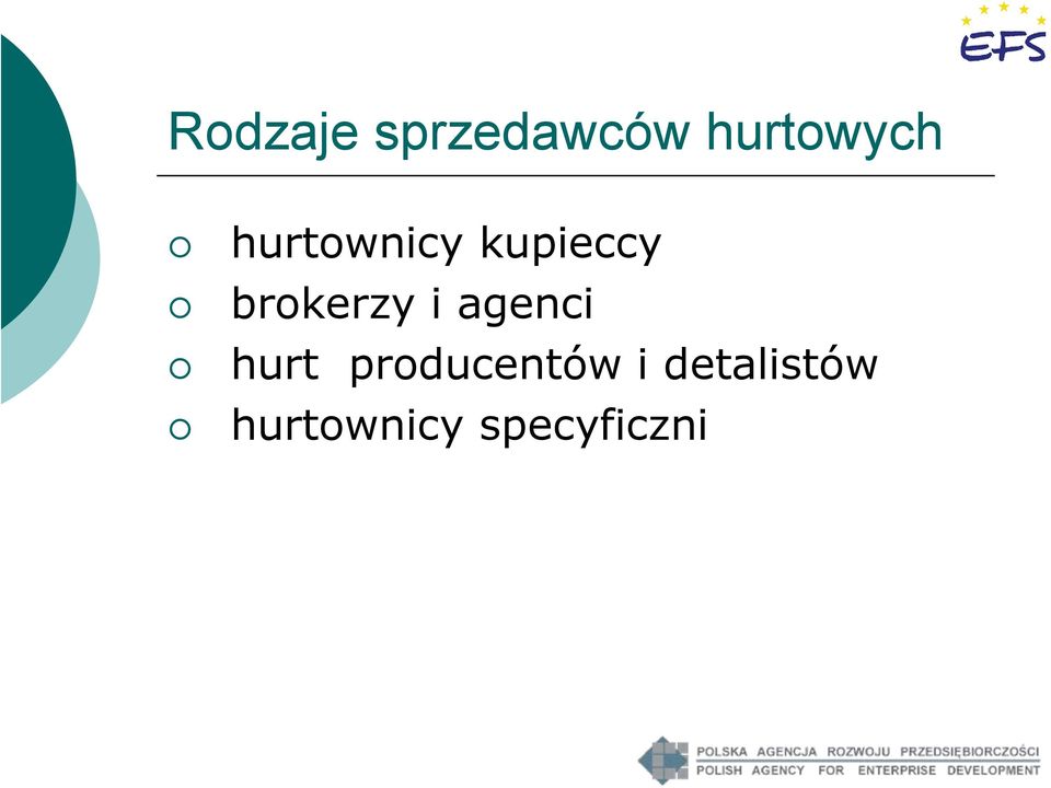 i agenci hurt producentów i