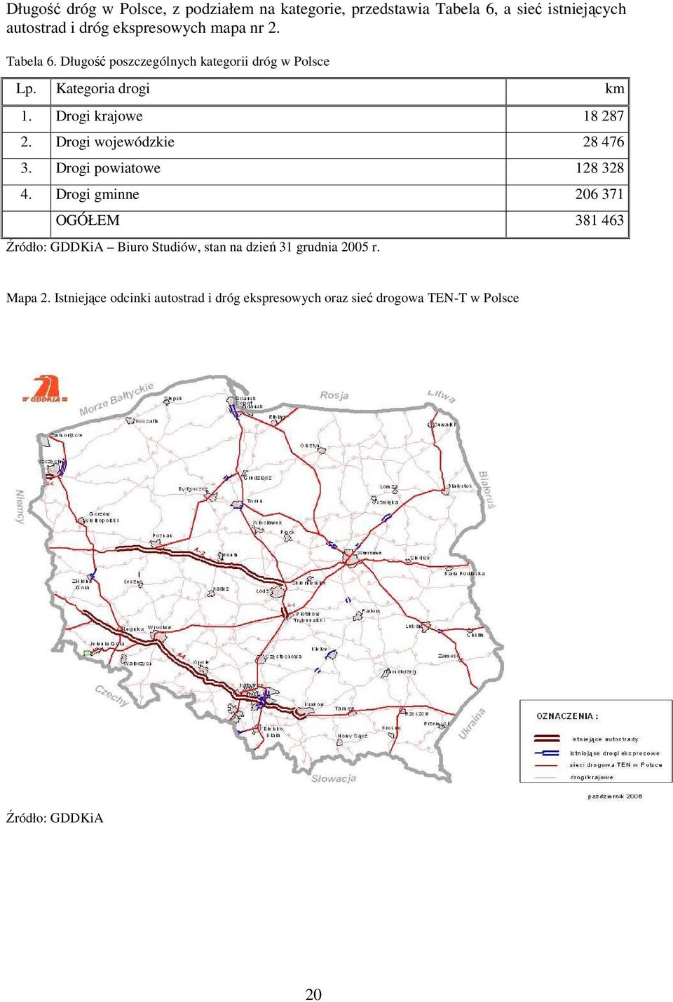 Drogi wojewódzkie 28 476 3. Drogi powiatowe 128 328 4.