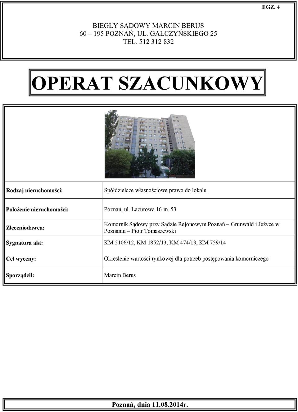 Lazurowa 16 m.