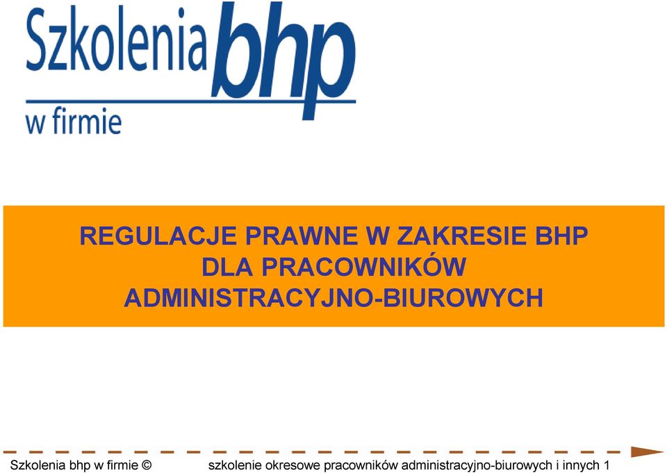 Szkolenia bhp w firmie szkolenie