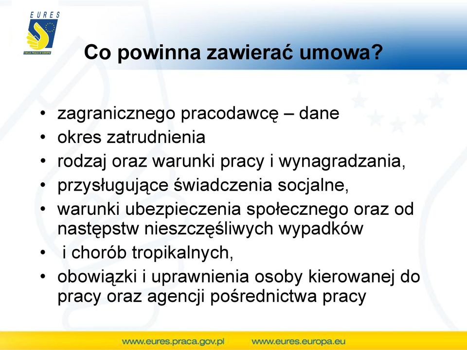 wynagradzania, przysługujące świadczenia socjalne, warunki ubezpieczenia