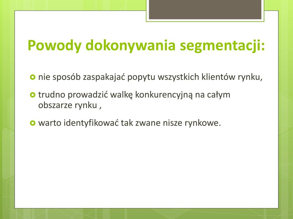 trudno prowadzić walkę konkurencyjną na całym