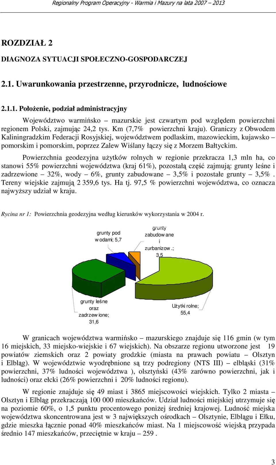 Graniczy z Obwodem Kaliningradzkim Federacji Rosyjskiej, województwem podlaskim, mazowieckim, kujawsko pomorskim i pomorskim, poprzez Zalew Wiślany łączy się z Morzem Bałtyckim.