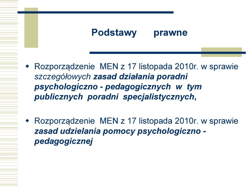 pedagogicznych w tym publicznych poradni specjalistycznych,