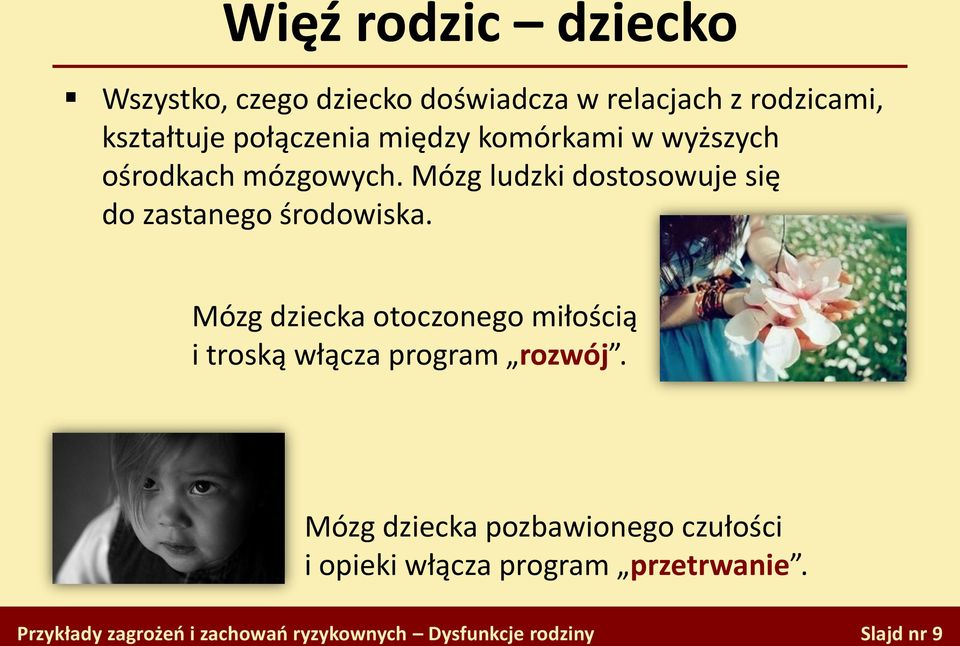 Mózg ludzki dostosowuje się do zastanego środowiska.