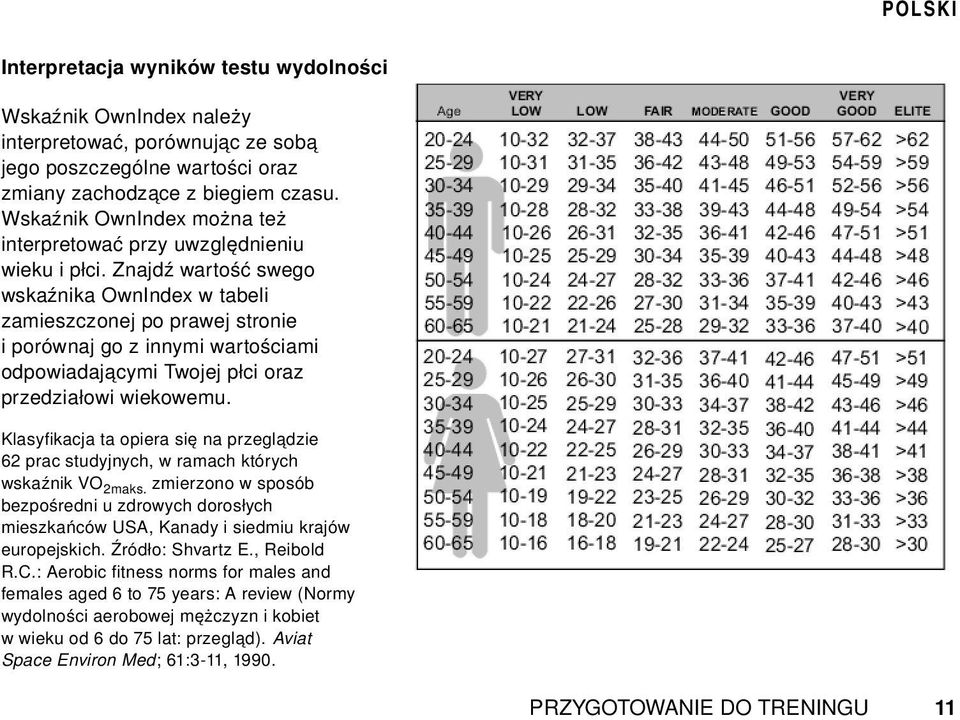 Aby poprawić swoją wydolność aerobową w sposób możliwie najbardziej efektywny, powinieneś trenować duże grupy mięśni. tak/nie). Potwierdź wybór za pomocą CZERWONEGO przycisku. 1.