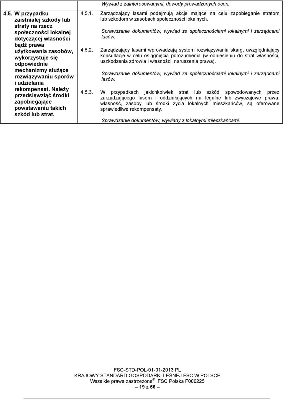 udzielania rekompensat. Należy przedsięwziąć środki zapobiegające powstawaniu takich szkód lub strat. 4.5.1.