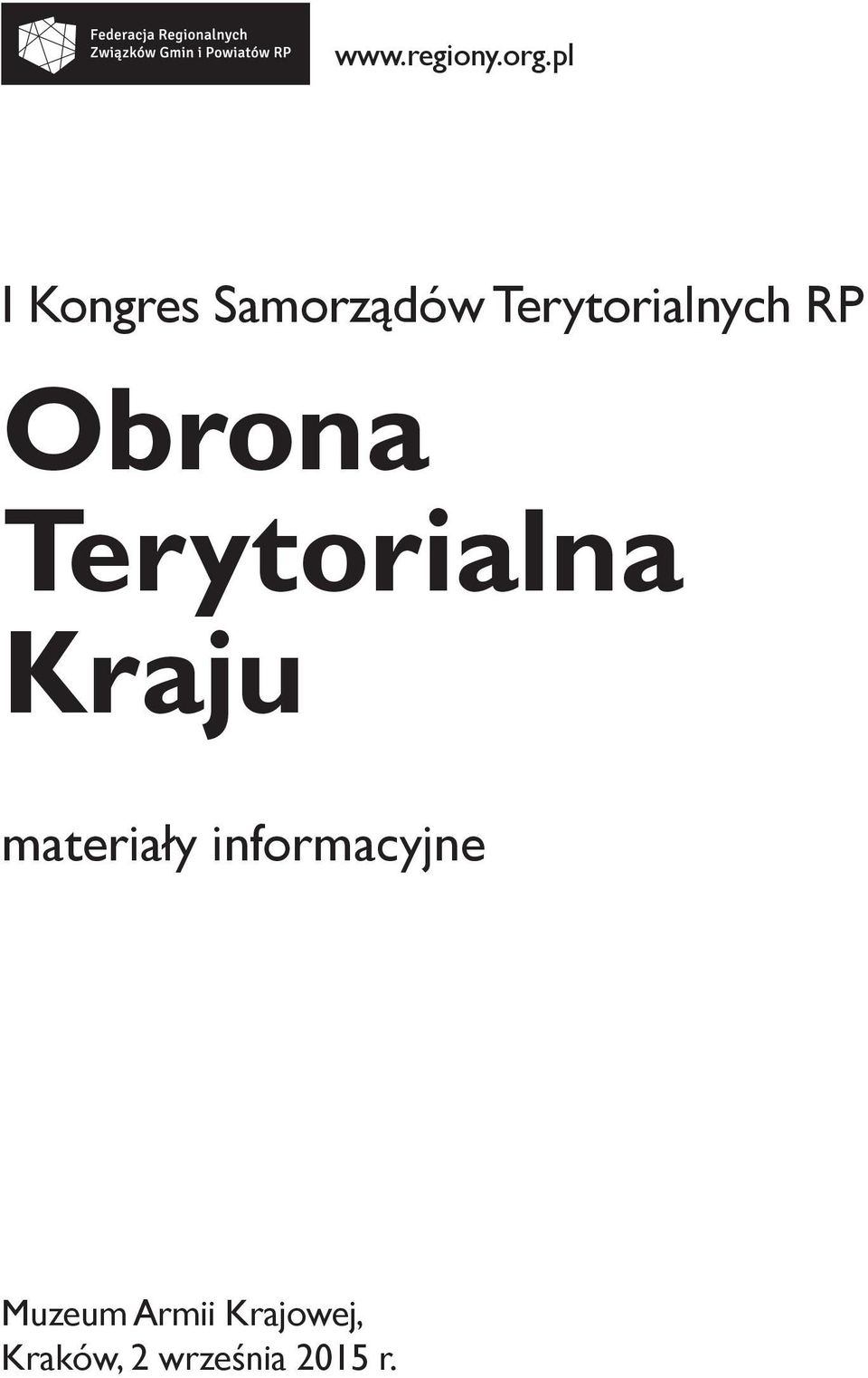 RP Obrona Terytorialna Kraju materiały