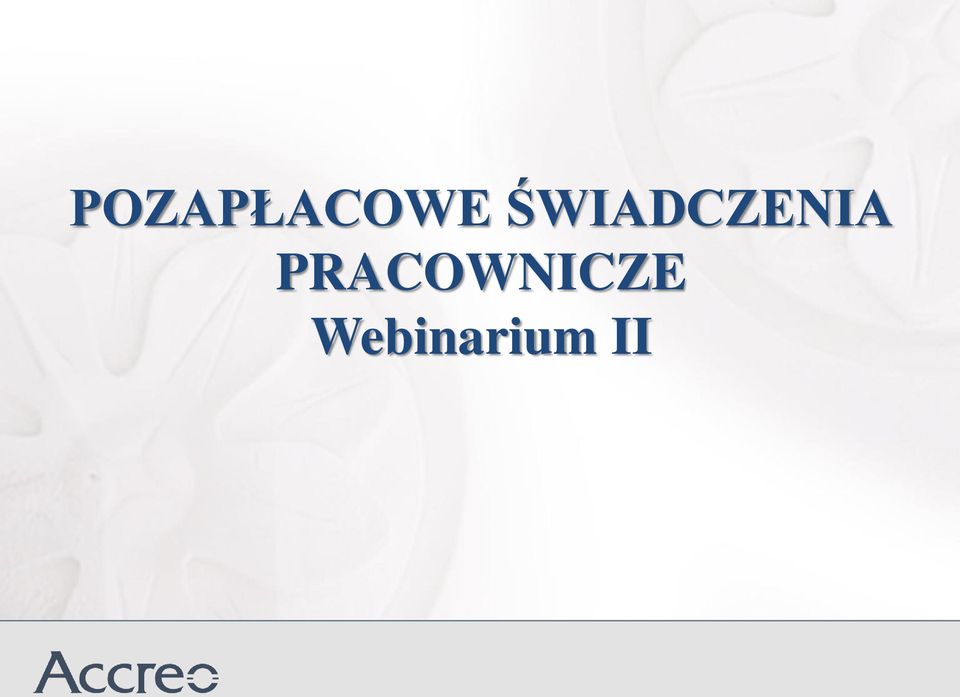 PRACOWNICZE