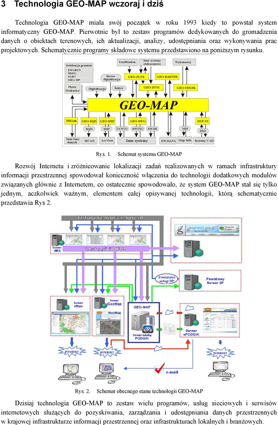 Schematycznie programy składowe systemu przedstawiono na poniższym rysunku. Rys. 1.