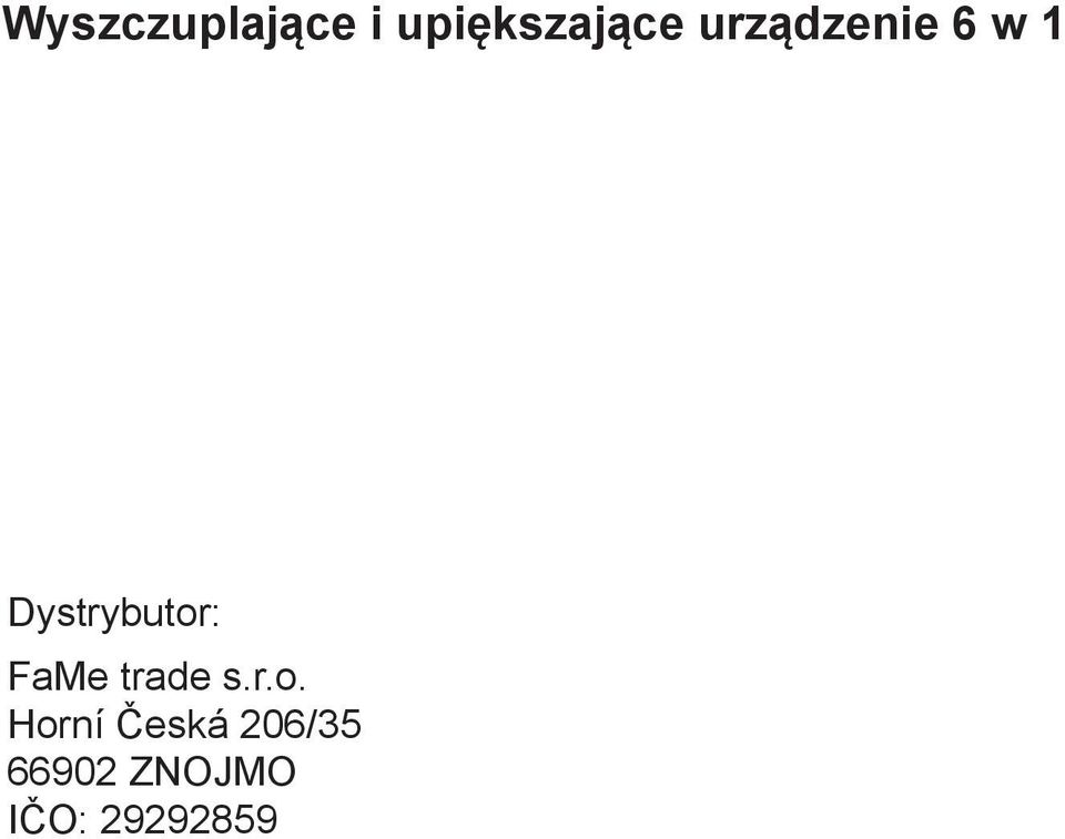 FaMe trade s.r.o.