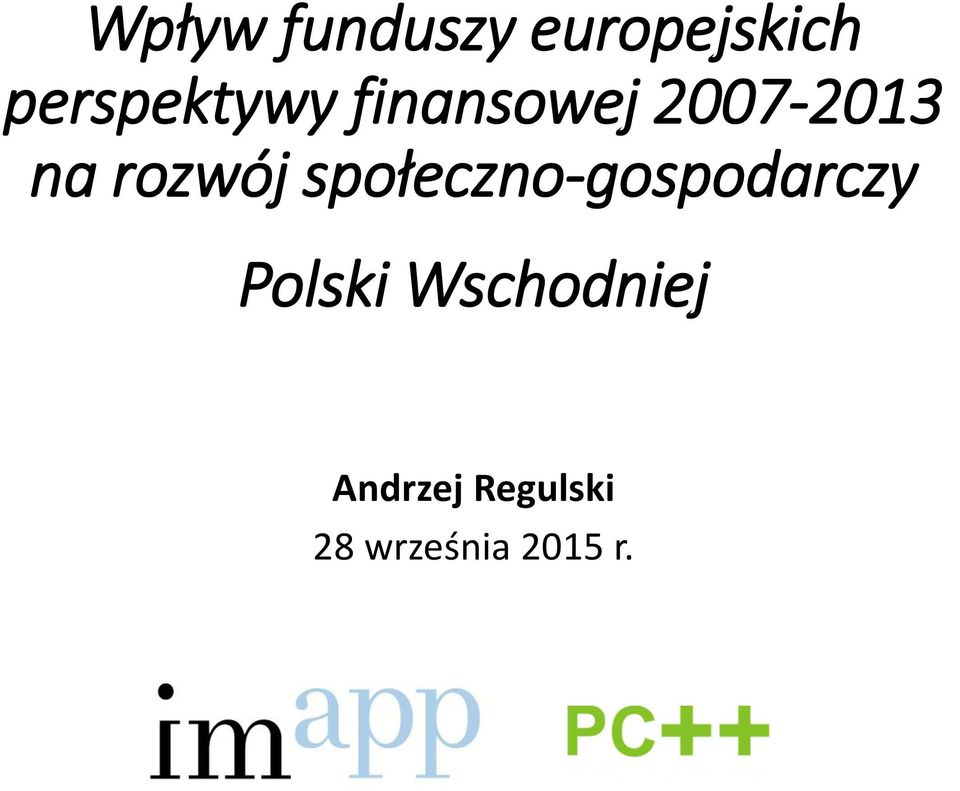 rozwój społeczno-gospodarczy Polski