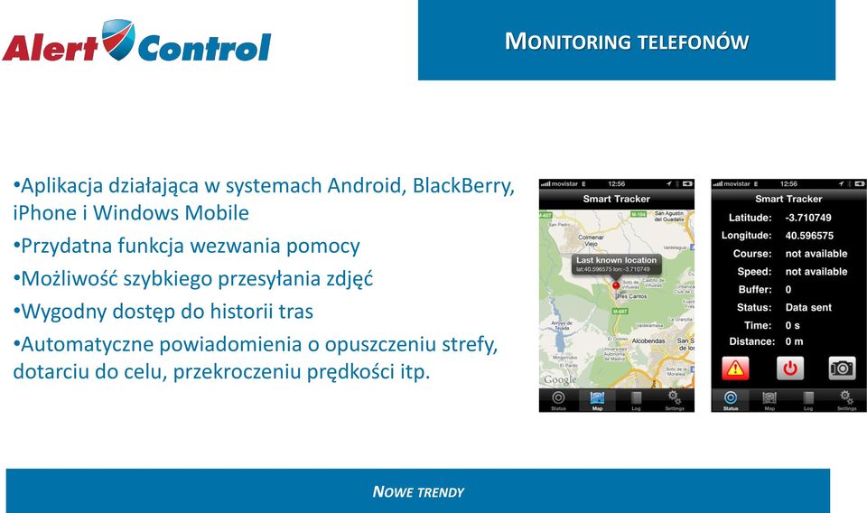 szybkiego przesyłania zdjęć Wygodny dostęp do historii tras Automatyczne