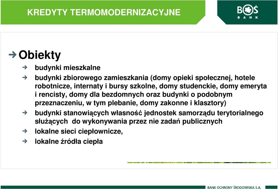 budynki o podobnym przeznaczeniu, w tym plebanie, domy zakonne i klasztory) budynki stanowiących własność jednostek