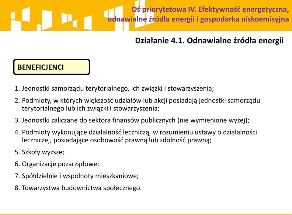 Jednostki zaliczane do sektora finansów publicznych (nie wymienione wyżej); 4.