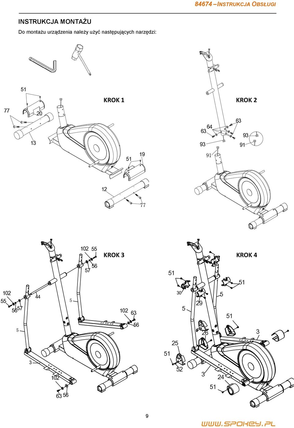 93 13 93 91 19 12 102 55 KROK 3 KROK 4 56 57 102 55