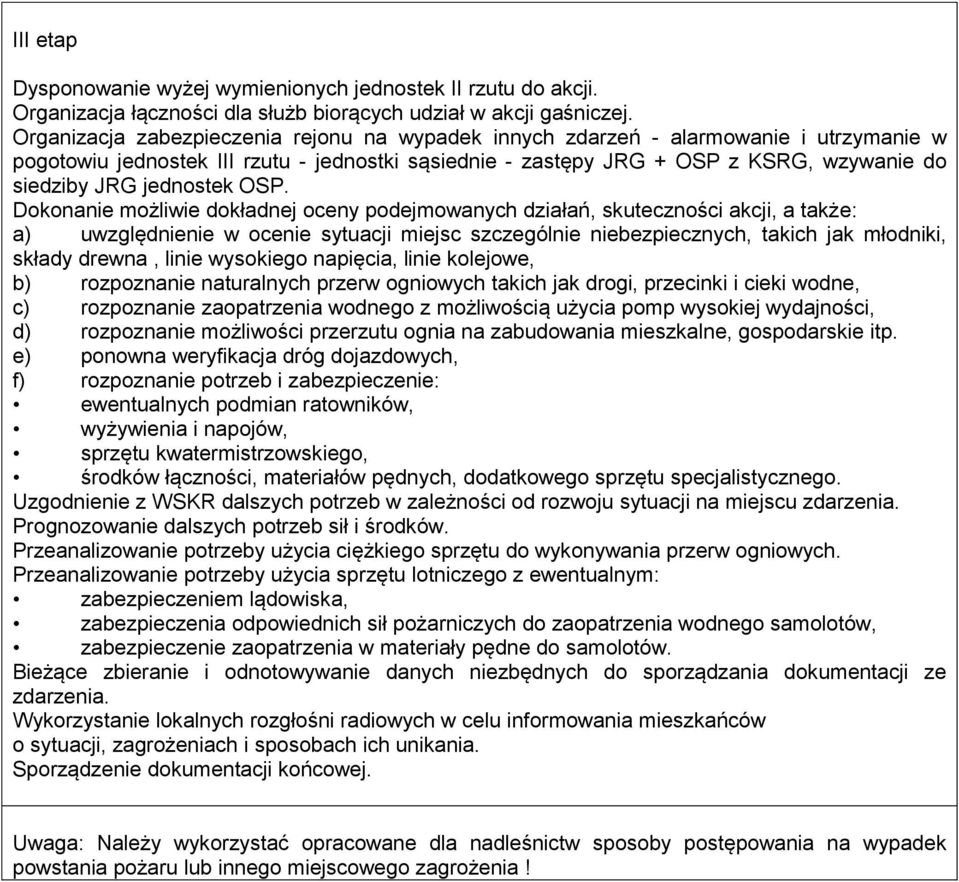jednostek OSP.