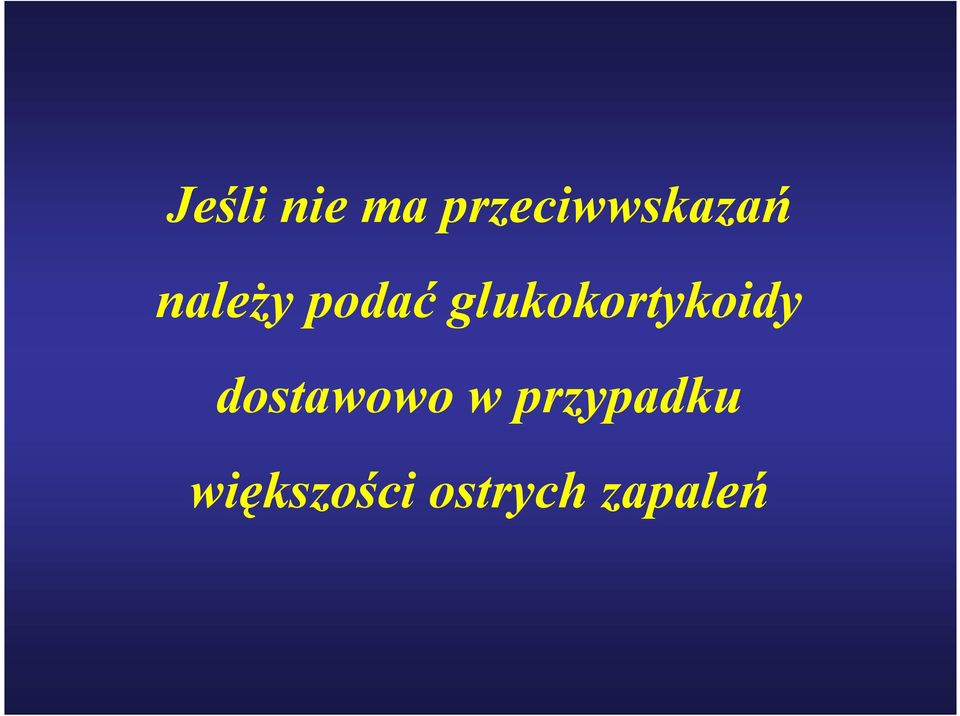 podać glukokortykoidy