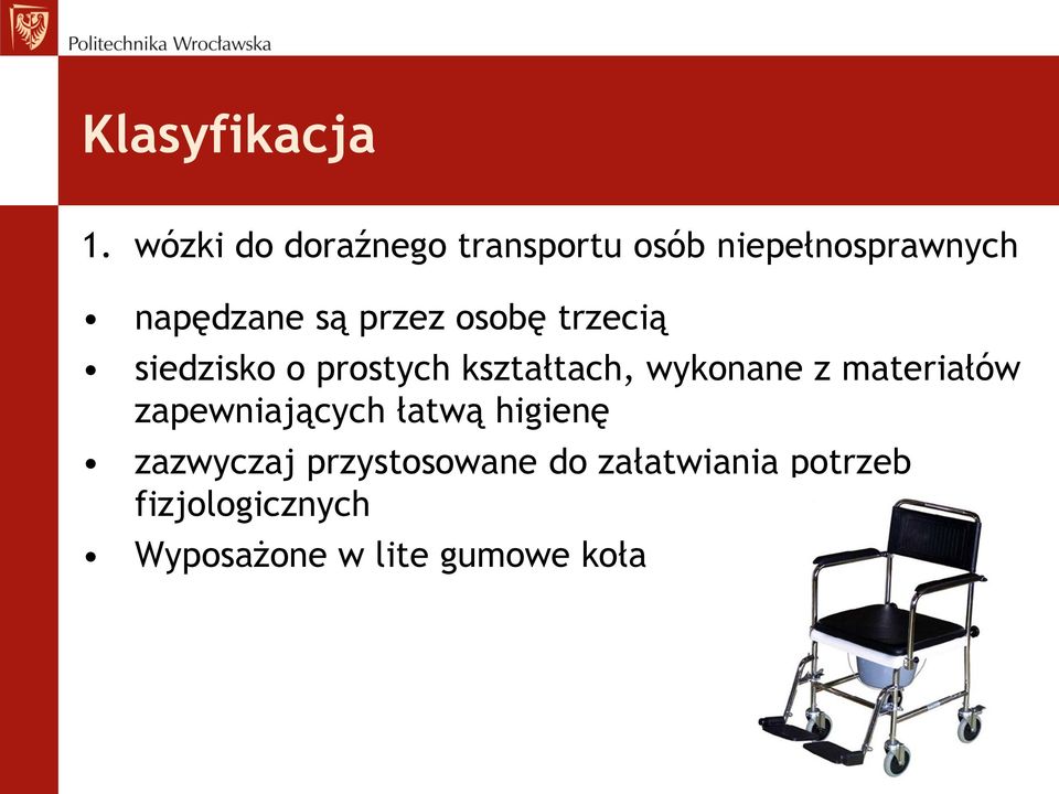 przez osobę trzecią siedzisko o prostych kształtach, wykonane z