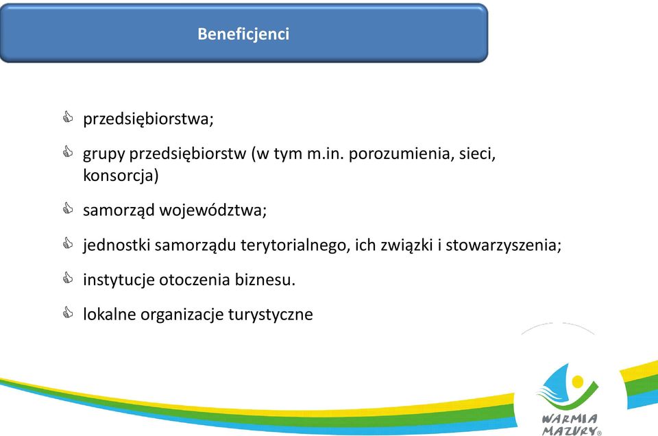 jednostki samorządu terytorialnego, ich związki i