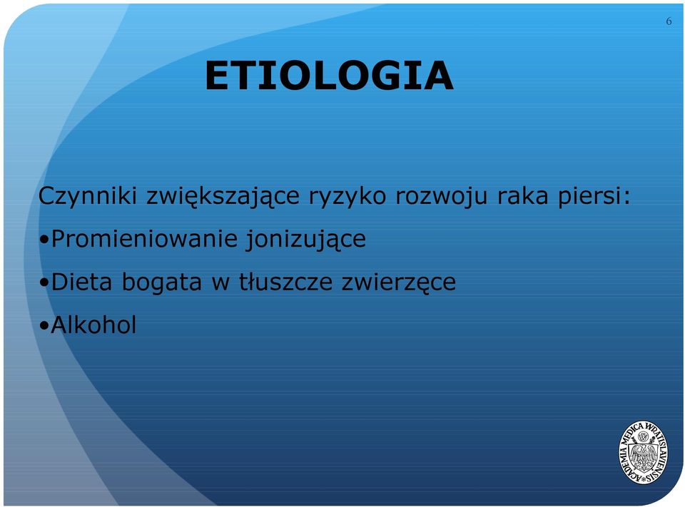 piersi: Promieniowanie