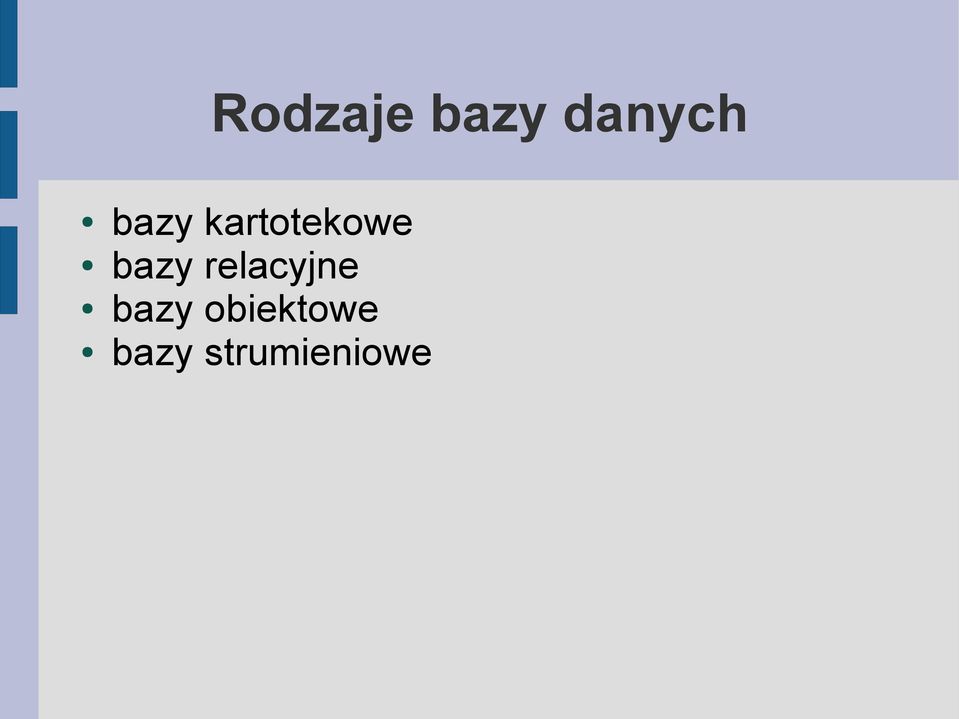 bazy relacyjne bazy