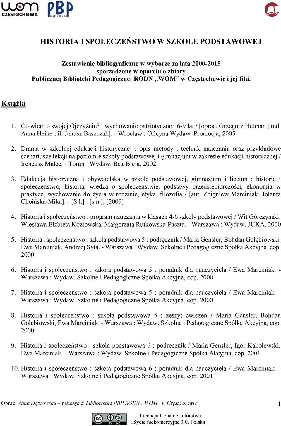 Drama w szkolnej edukacji historycznej : opis metody i technik nauczania oraz przykładowe scenariusze lekcji na poziomie szkoły podstawowej i gimnazjum w zakresie edukacji historycznej / Ireneusz