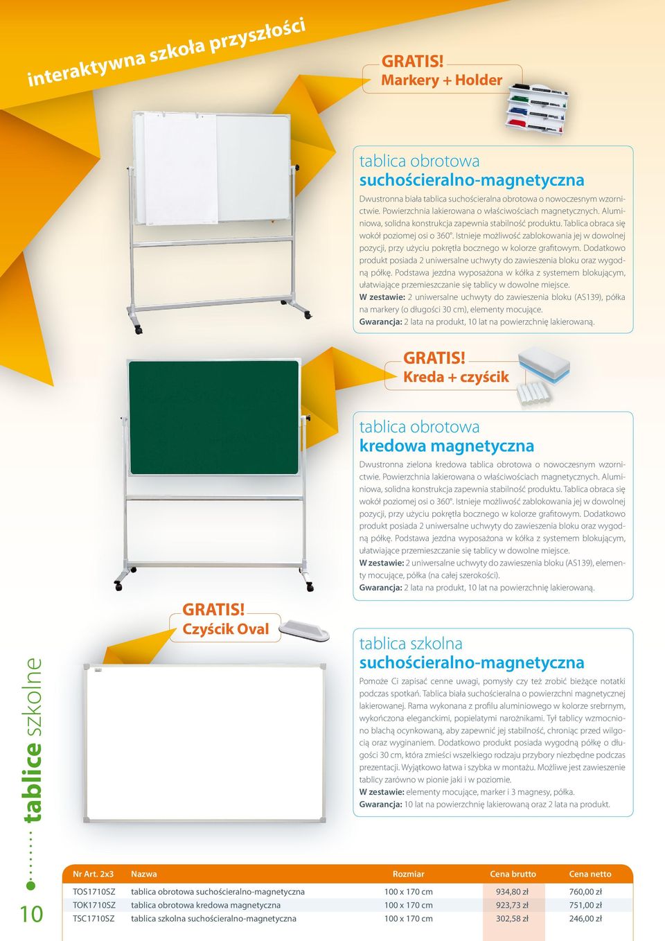 Istnieje możliwość zablokowania jej w dowolnej pozycji, przy użyciu pokrętła bocznego w kolorze grafitowym. Dodatkowo produkt posiada 2 uniwersalne uchwyty do zawieszenia bloku oraz wygodną półkę.