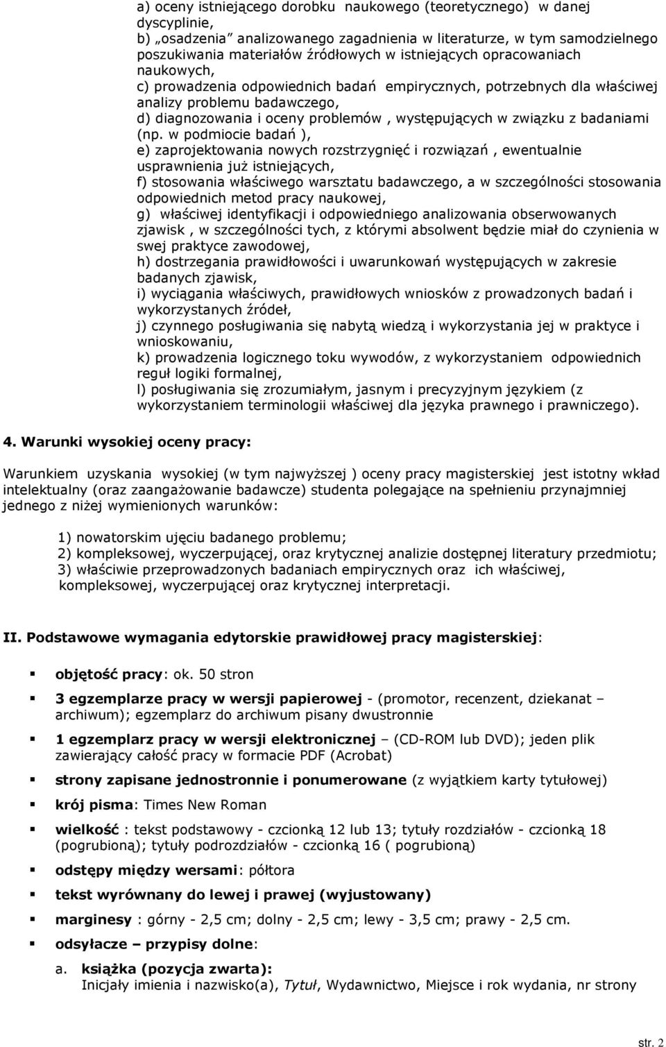 związku z badaniami (np.