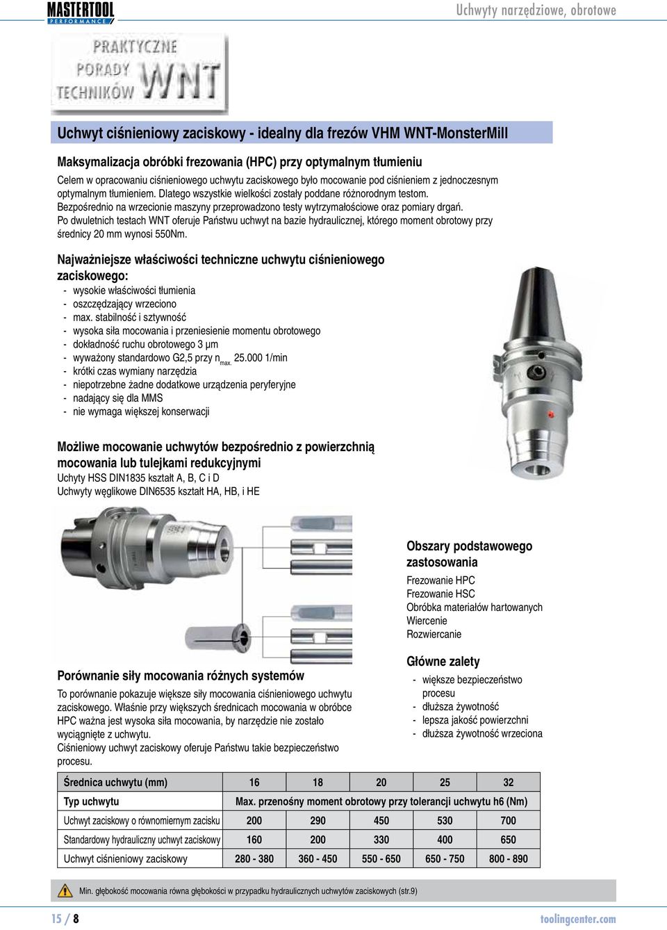 Bezpośrednio na wrzecionie maszyny przeprowadzono testy wytrzymałościowe oraz pomiary drgań.