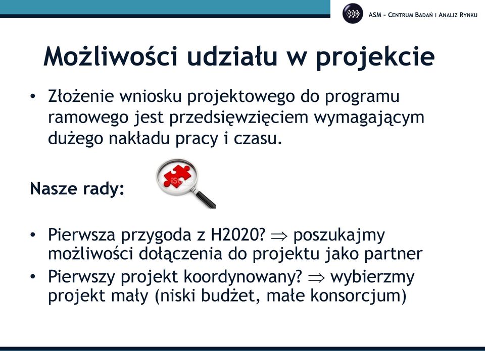 Nasze rady: Pierwsza przygoda z H2020?