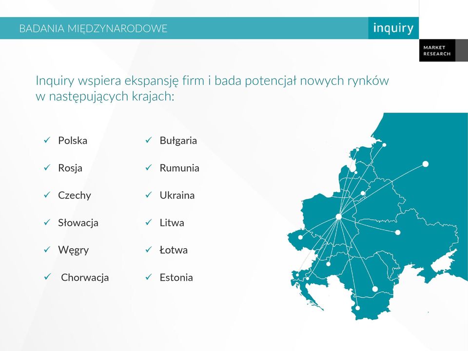 następujących krajach: Polska Bułgaria Rosja