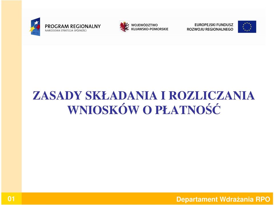 WNIOSKÓW O PŁATNOŚĆ