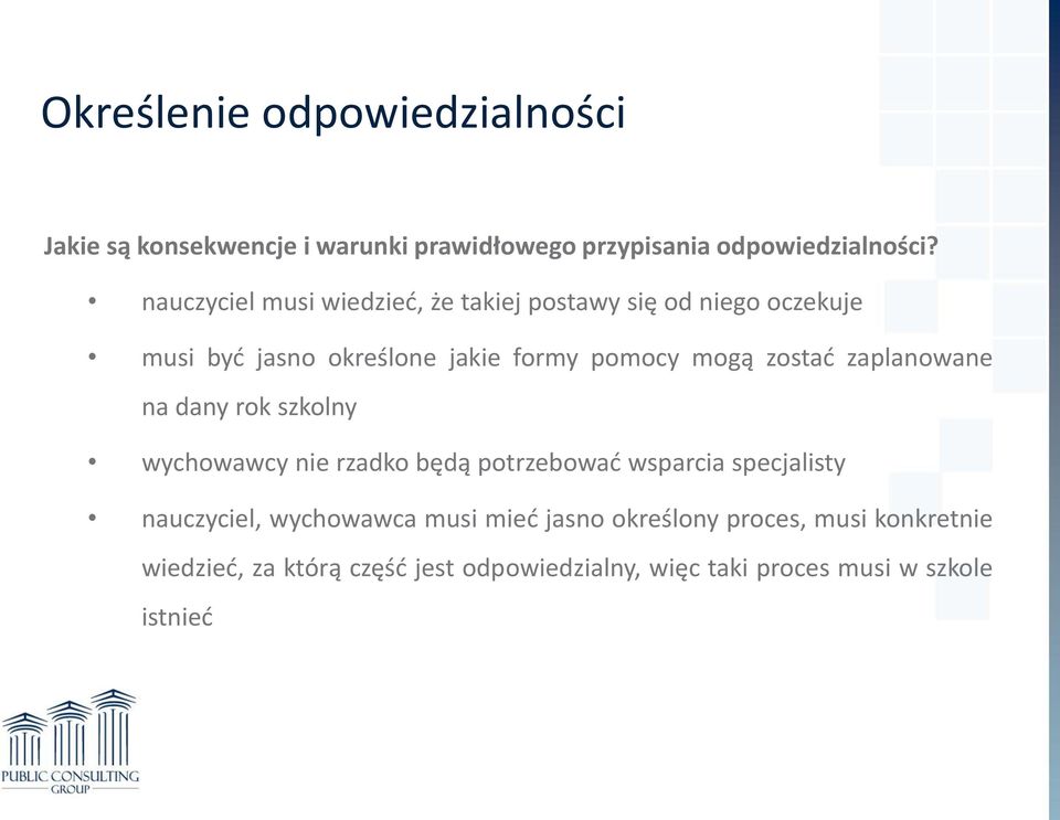 zostać zaplanowane na dany rok szkolny wychowawcy nie rzadko będą potrzebować wsparcia specjalisty nauczyciel,