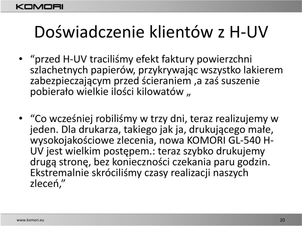 realizujemy w jeden.