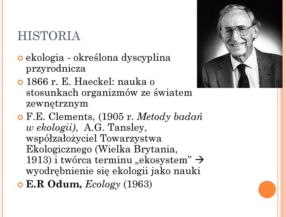 Metody badań w ekologii), A.G.
