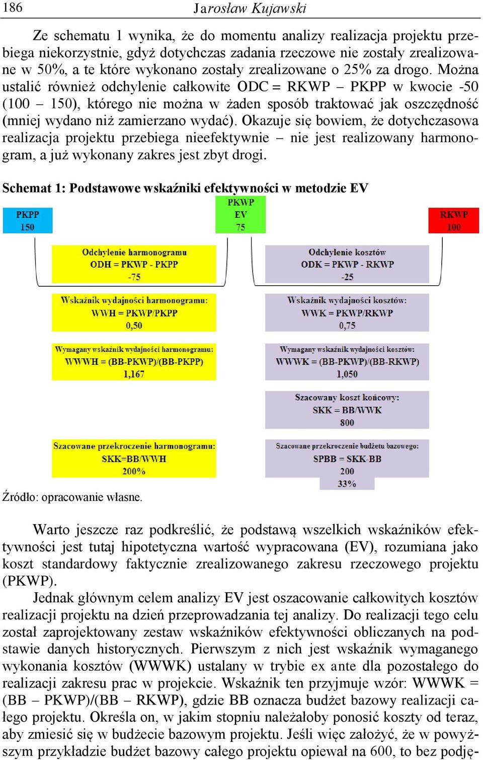 Można ustalić również odchylenie całkowite ODC = RKWP PKPP w kwocie -50 (100 150), którego nie można w żaden sposób traktować jak oszczędność (mniej wydano niż zamierzano wydać).