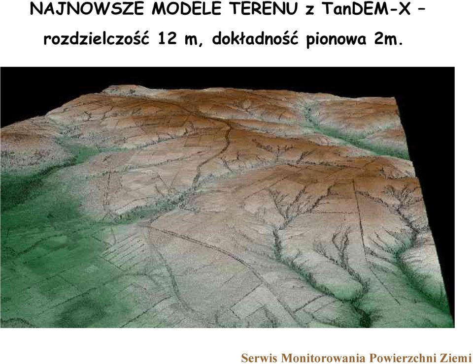 MODELE TERENU z TanDEM-X
